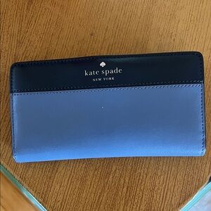 Kate Spade Black and Blue Wallet